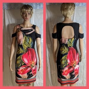 Frank Lyman Designer tropical print dress sz 4 NEW